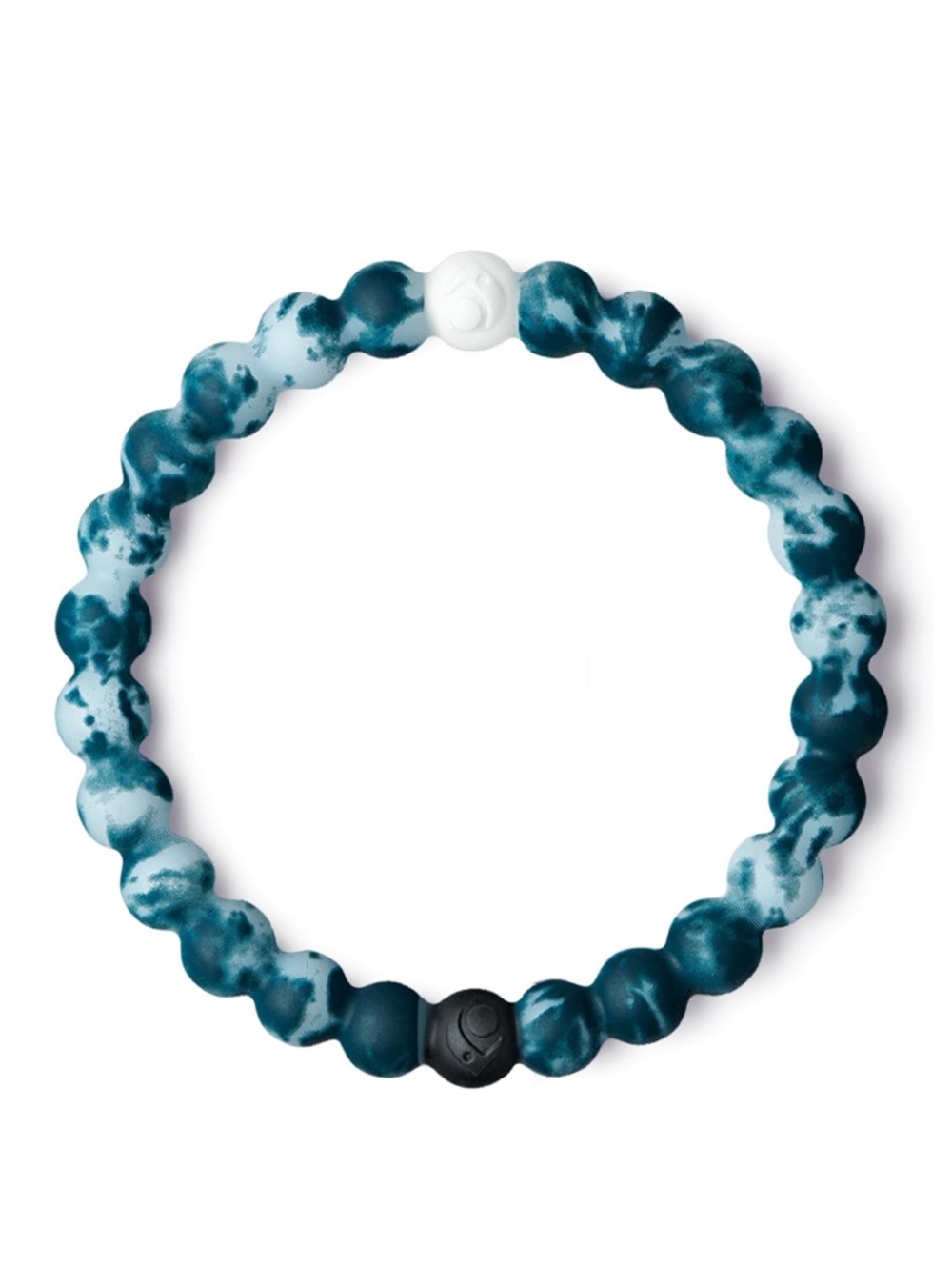Lokai Hawaiian Silicone Beaded Bracelet for Women & Men - Ohana - Medium